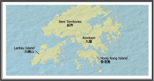 香港地理圖